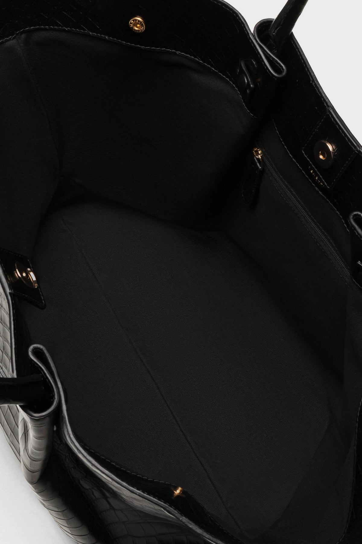 Black Croc New York Bag