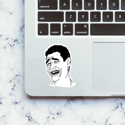 Yao Ming Meme Face sticker - Stickers | STICK IT UP