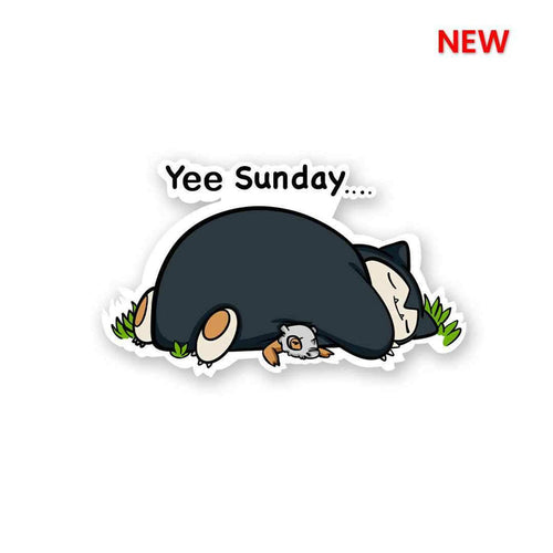 Yeee Sunday Sticker - Stickers | STICK IT UP