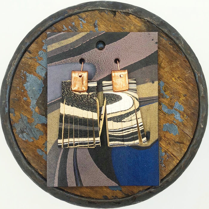 Ying Yang Tassel Earrings - No One Alike