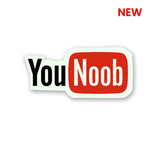 you noob Sticker - Stickers | STICK IT UP